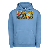 Pigment Pebble Blue transportation squad Urban Hoodie - MaliasSmallBusiness