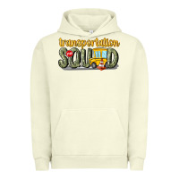 Pigment Pistachio transportation squad Urban Hoodie - MaliasSmallBusiness