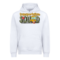 White transportation squad Urban Hoodie - MaliasSmallBusiness