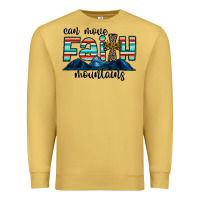 Antique Gold can move faith mountains Premium Sweatshirt - CowhideDigitalArt