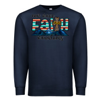 Navy can move faith mountains Premium Sweatshirt - CowhideDigitalArt