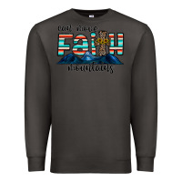 Smoke can move faith mountains Premium Sweatshirt - CowhideDigitalArt