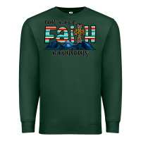 Sports Green can move faith mountains Premium Sweatshirt - CowhideDigitalArt