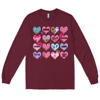 Valentines Candy Hearts Long Sleeve Tee | Teevron