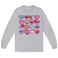 Moon Dust valentines candy hearts Long Sleeve Tee - MaliasSmallBusiness