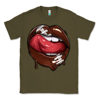 Army Green sports lips american football Classic Tee - texasbilliewilder