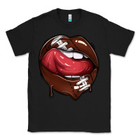Black sports lips american football Classic Tee - texasbilliewilder