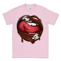 Bubblegum Pink sports lips american football Classic Tee - texasbilliewilder