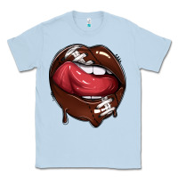 Dusty Blue sports lips american football Classic Tee - texasbilliewilder