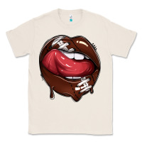 Natural sports lips american football Classic Tee - texasbilliewilder