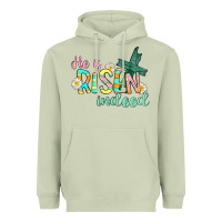 Matcha He is risen indeed Easter Heavyweight Hoodie - CowGirlArtShop