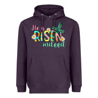 He Is Risen Indeed Easter Heavyweight Hoodie | Teevron