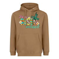 Toasted Coconut He is risen indeed Easter Heavyweight Hoodie - CowGirlArtShop