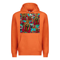 Carrot lady of guadalupe western seamless Premium Hoodie - Jasminsmagicworld