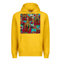 Lemon lady of guadalupe western seamless Premium Hoodie - Jasminsmagicworld