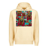 Pina Colada lady of guadalupe western seamless Premium Hoodie - Jasminsmagicworld