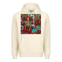 Sandshell lady of guadalupe western seamless Premium Hoodie - Jasminsmagicworld
