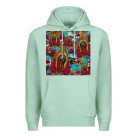 Seafoam lady of guadalupe western seamless Premium Hoodie - Jasminsmagicworld