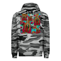 Slate Camo lady of guadalupe western seamless Premium Hoodie - Jasminsmagicworld