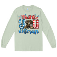 Matcha thank you veteran Long Sleeve Tee - MaliasSmallBusiness