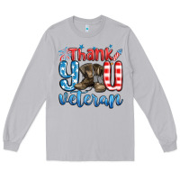 Moon Dust thank you veteran Long Sleeve Tee - MaliasSmallBusiness