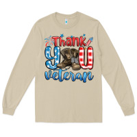 Mushroom thank you veteran Long Sleeve Tee - MaliasSmallBusiness
