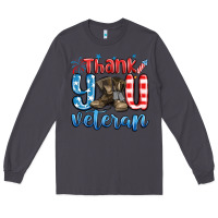 Smoke thank you veteran Long Sleeve Tee - MaliasSmallBusiness
