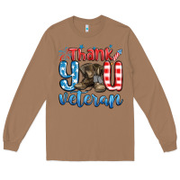 Toasted Coconut thank you veteran Long Sleeve Tee - MaliasSmallBusiness