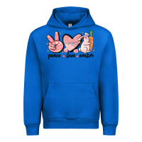 Cobalt peace love easter Urban Hoodie - MaliasSmallBusiness