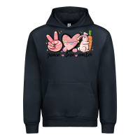 Navy peace love easter Urban Hoodie - MaliasSmallBusiness