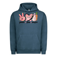 Pigment Midnight Navy peace love easter Urban Hoodie - MaliasSmallBusiness