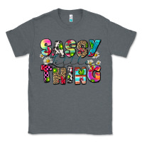 Charcoal Heather sassy little thing Classic Tee - Zillion Design Studio