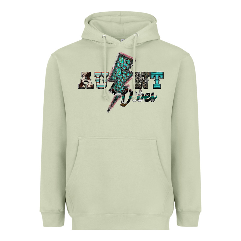 Aunt Vibes Heavyweight Hoodie by SublimationCraftShop | Teevron