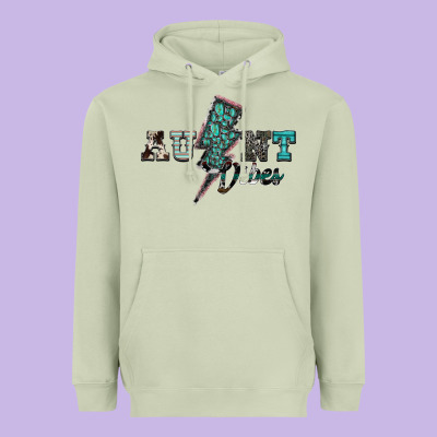 Aunt Vibes Heavyweight Hoodie Designed By Sublimationcraftshop