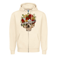 Sandshell Be Afraid&Do It Anyway Zipper Hoodie - RanaPortraitStore