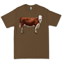 Cacao hereford cow Premium Tee - LillyAllenDesigns