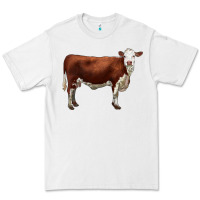 White hereford cow Premium Tee - LillyAllenDesigns