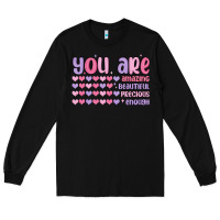 Black you are valentine Long Sleeve Tee - MaliasSmallBusiness