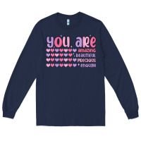Navy you are valentine Long Sleeve Tee - MaliasSmallBusiness