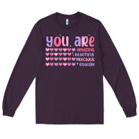 Plum you are valentine Long Sleeve Tee - MaliasSmallBusiness