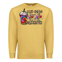 Coffee Because My Sarcasm Needs To Stay Png Premium Sweatshirt | Teevron