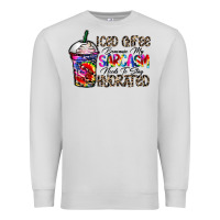 Dove Grey coffee because my sarcasm needs to stay png Premium Sweatshirt - CowhideDigitalArt