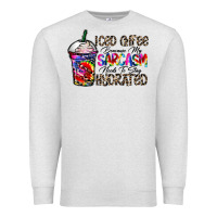 Oatmeal Heather coffee because my sarcasm needs to stay png Premium Sweatshirt - CowhideDigitalArt