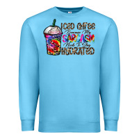 Ocean Blue coffee because my sarcasm needs to stay png Premium Sweatshirt - CowhideDigitalArt