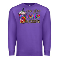 Purple coffee because my sarcasm needs to stay png Premium Sweatshirt - CowhideDigitalArt