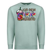 Seafoam coffee because my sarcasm needs to stay png Premium Sweatshirt - CowhideDigitalArt