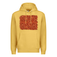 Antique Gold serape turquoise  leather background Premium Hoodie - Jasminsmagicworld