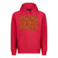 Cardinal serape turquoise  leather background Premium Hoodie - Jasminsmagicworld