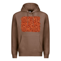 Chestnut serape turquoise  leather background Premium Hoodie - Jasminsmagicworld