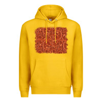 Lemon serape turquoise  leather background Premium Hoodie - Jasminsmagicworld